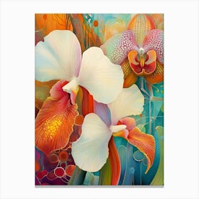 Orchid Grouping Canvas Print