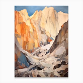 Mount Whitney Usa 3 Mountain Painting Canvas Print