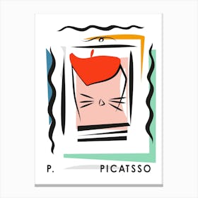 Picatso Picasso Canvas Print