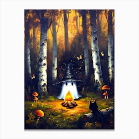 Ghost In The Woods 22 Canvas Print