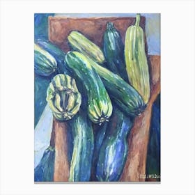Zucchini Classic vegetable Canvas Print