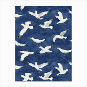 Seagulls In Flight 2 Canvas Print