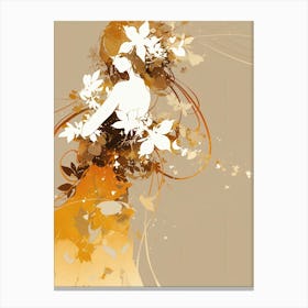 Autumn Woman Canvas Print