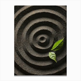 Spiral Sand Sand Canvas Print