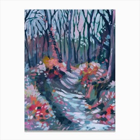 Awakening In The Forest Expressive Canvas Print