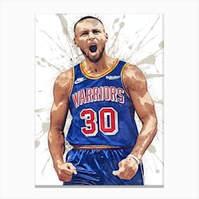 Stephen Curry Golden State Warriors Canvas Print