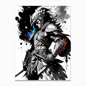 Warrior Knight Canvas Print