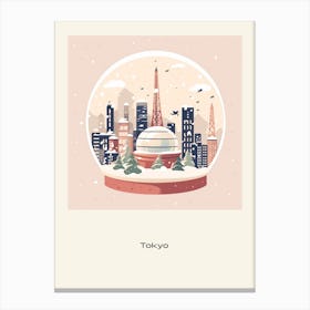 Tokyo Japan 1 Snowglobe Poster Canvas Print