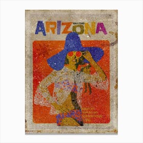 Vintage Travel Poster ― Amazing Arizona Canvas Print