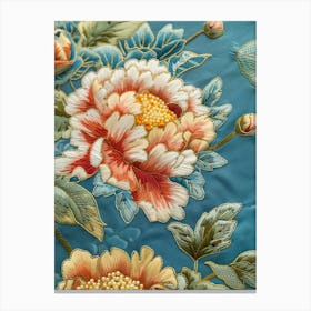 Chinese Embroidered Fabric 5 Canvas Print