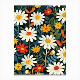 Namaqualand Daisy Groovy 24 Canvas Print