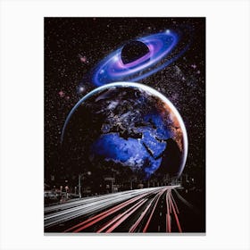 Speed Light To The Universe 1 Canvas Print