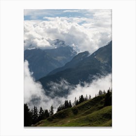 Clouds In The Alps Canvas Print
