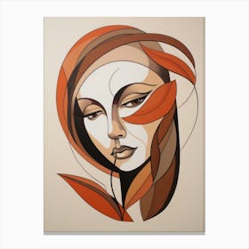 Abstract Of A Woman 5 Canvas Print