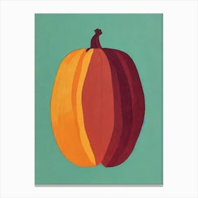 Squash Bold Graphic vegetable Canvas Print