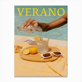 verano summer Canvas Print