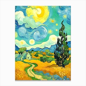 Starry Night 4 Canvas Print