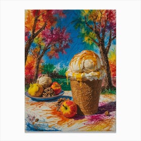 Ice Cream Cone 66 Canvas Print