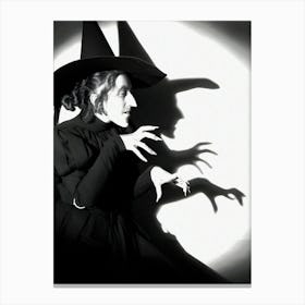 Margaret Hamilton In The Role Of Miss Gulch, The Wicked Witch Of The West Canvas Print