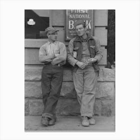 Workmen At Umatilla Ordnance Depot In Town, Hermiston, Oregon By Russell Lee Canvas Print