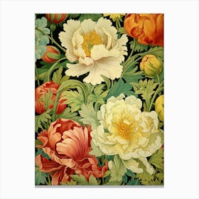 Peonies Wallpaper 3 Canvas Print