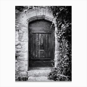 Old door in France // Travel Photography Canvas Print
