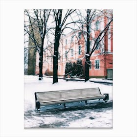Winter In Tallinn 1 Canvas Print