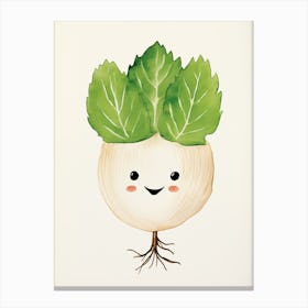 Friendly Kids Turnip 1 Canvas Print