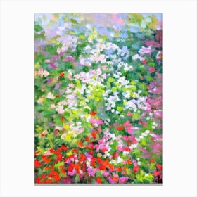 String Of Hearts Impressionist Painting Plant Canvas Print