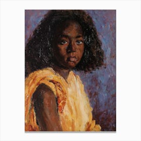 Young Moroccan Girl, Carlos Abascal Canvas Print