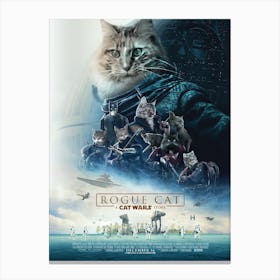 Cat Wars Canvas Print