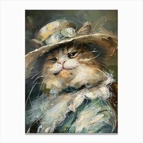 Cat In A Hat 2 Canvas Print