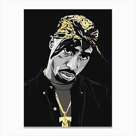 Tupac 4 Canvas Print