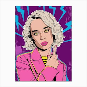 Pop Girl Canvas Print