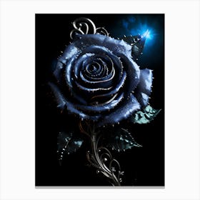 Blue Rose 7 Canvas Print