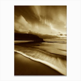 Wave At The Beach Canvas Print