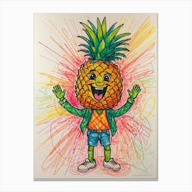 Pineapple 1 Canvas Print