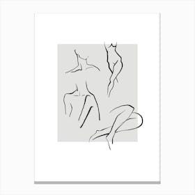 Figure Drawing Canvas Print