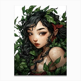 Elven Girl Canvas Print