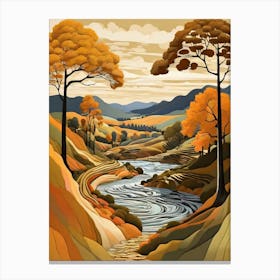 Autumn Valley Canvas Print