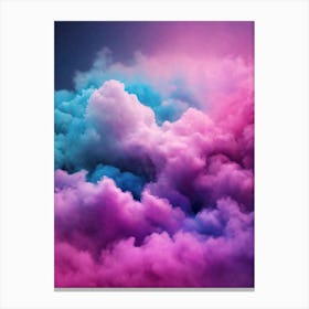 Pink And Purple Clouds Canvas Print