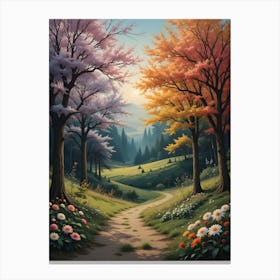 Path To Spring Canvas Print