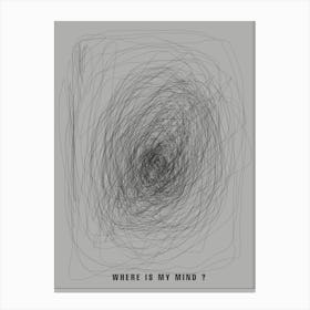 Where Is My Mind Canvas Print