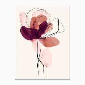 Weightless Flower  Canvas Print