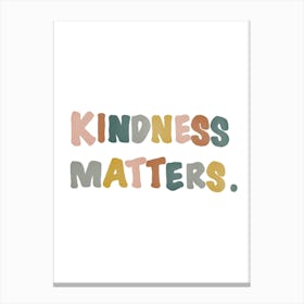 Kindness Matters Bohogirls Canvas Print