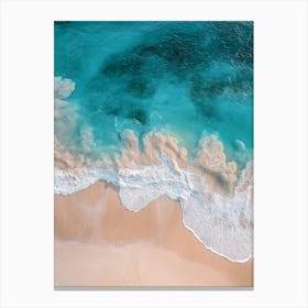 Aerial View Of A Beach 67 Canvas Print