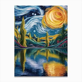 Starry Night 18 Canvas Print