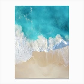 Aerial View Of A Beach 66 Canvas Print