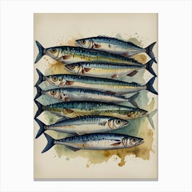 Sardines 19 Canvas Print