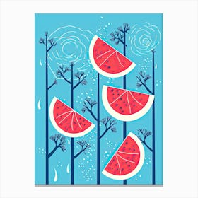 Watermelon Illustration 3 Canvas Print